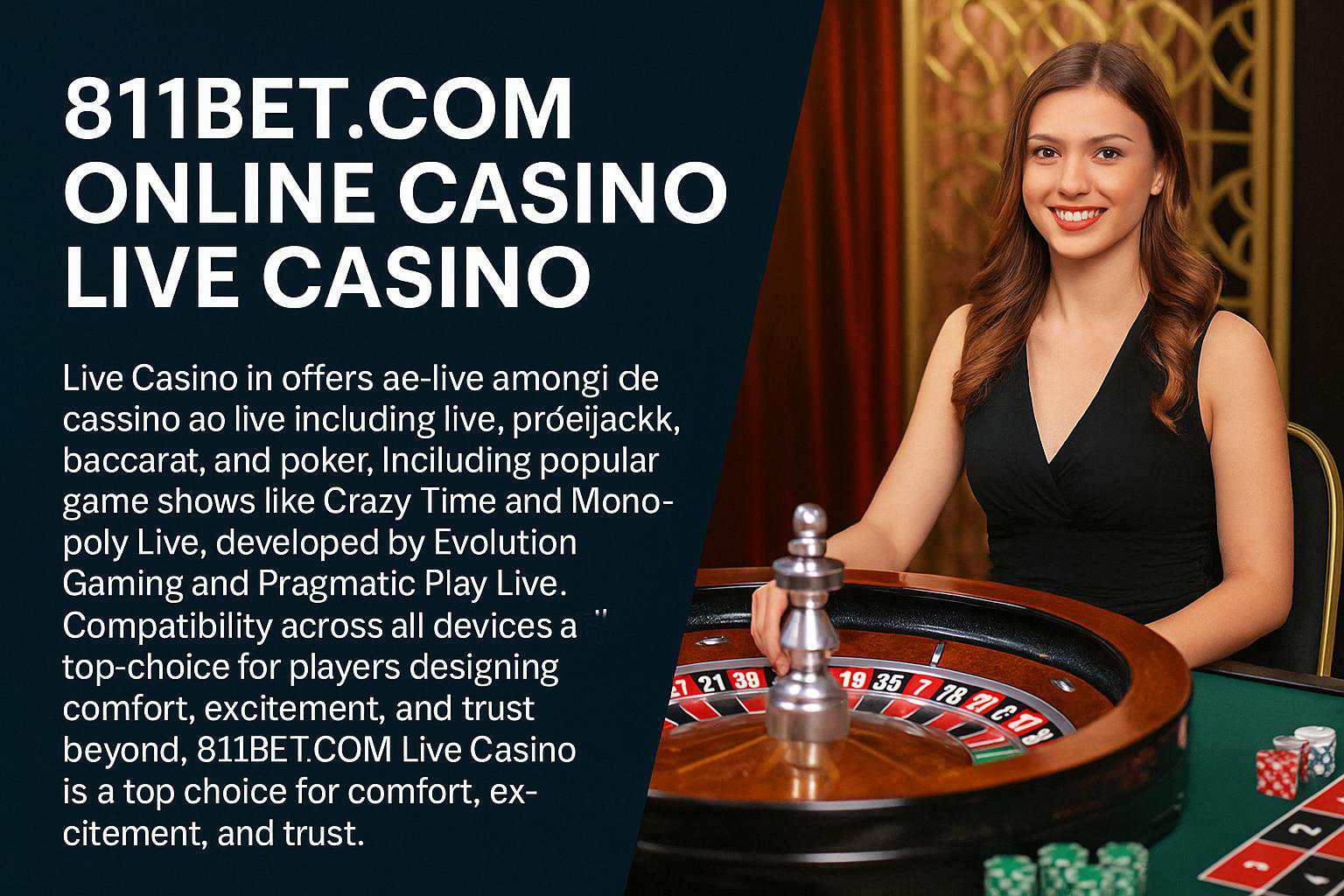 O 811BET.COM   Live Casino lança promoções regularmente