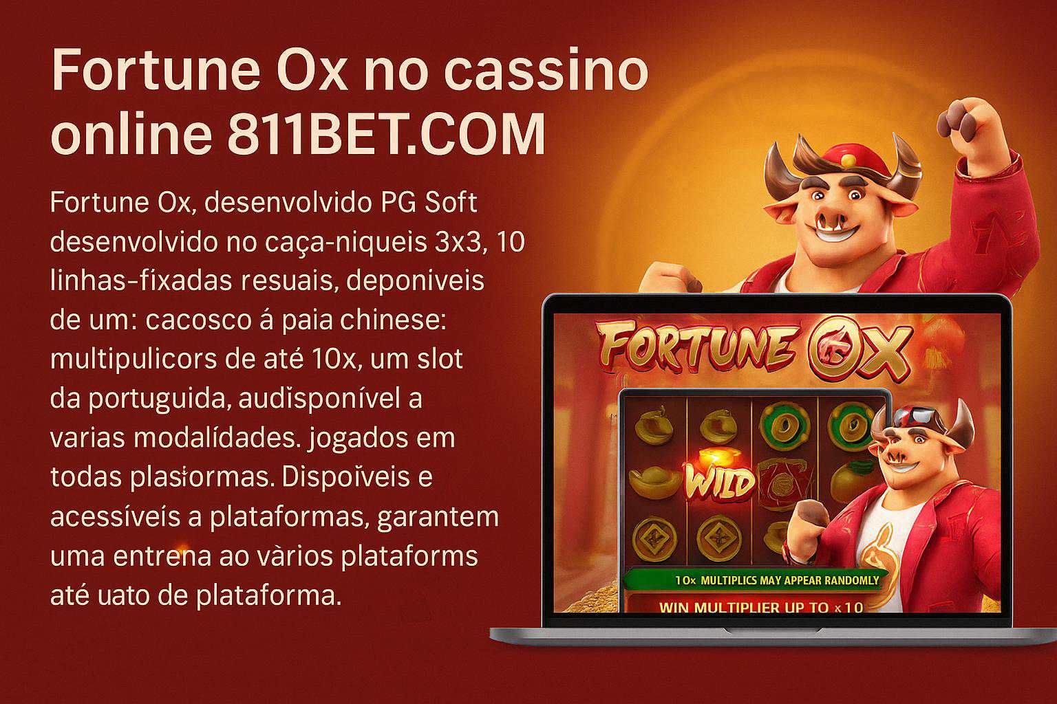 Fortune Ox no 811BET.COM - Aposte Agora e Reivindique Seus Ganhos