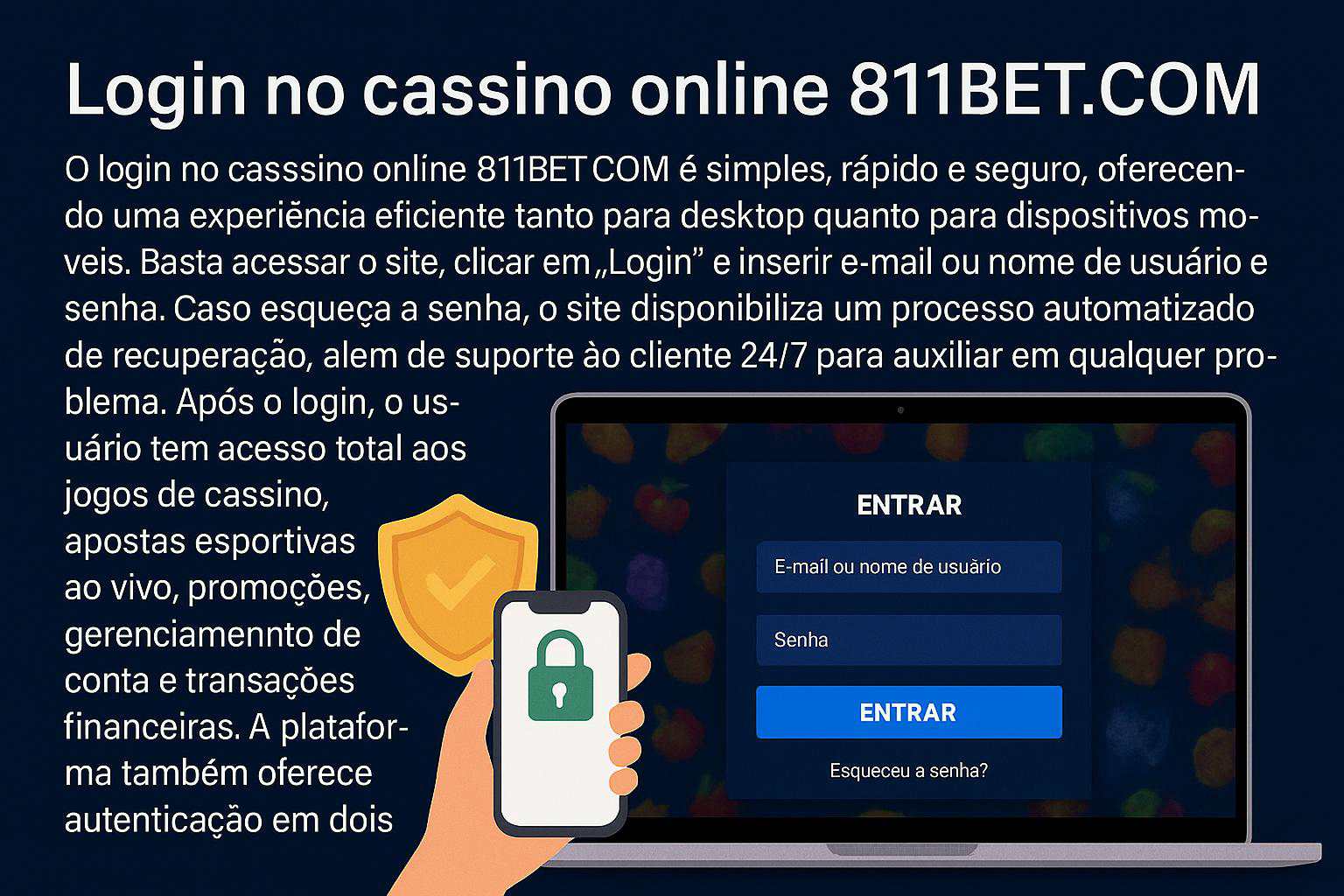 Registro na 811BET.COM Garante Acesso a uma Vasta Seleção de jogo
